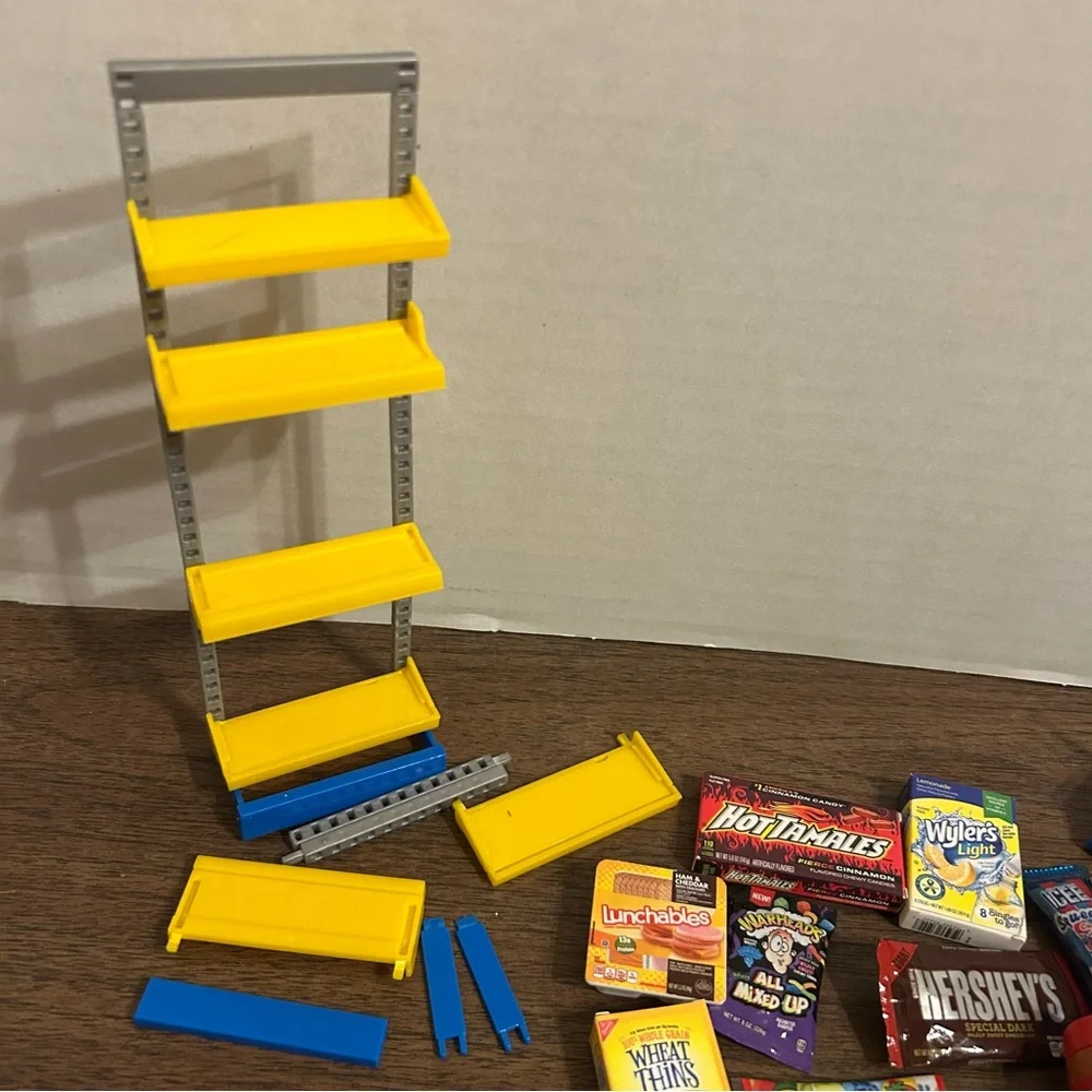 Zuru Mini Brands Assorted Lot of 27 Food, Toys, Grocery Miniatures Plus Shelves - Picture 4 of 6